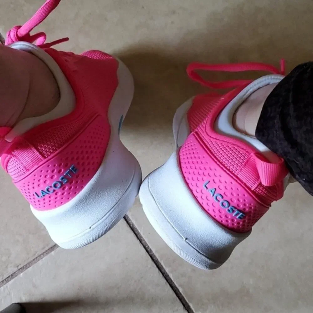 Lacoste Sneakers Shoes Lt Spirit 2.0 317 Hot Pink Sport Women's WOMAN'S SIZE 6